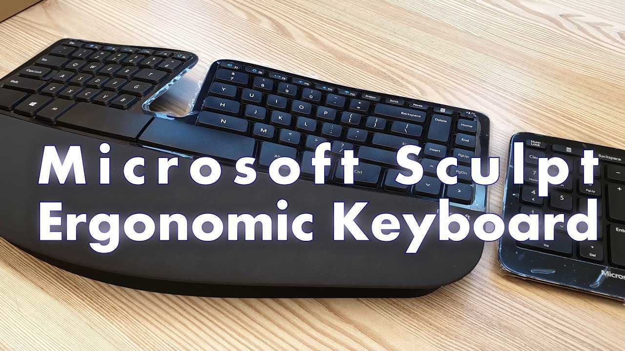 Как подключить клавиатуру Microsoft Sculpt