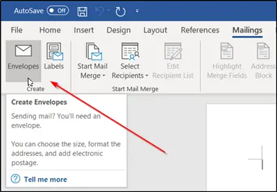Πώς να εκτυπώσετε έναν φάκελο στο Microsoft Word