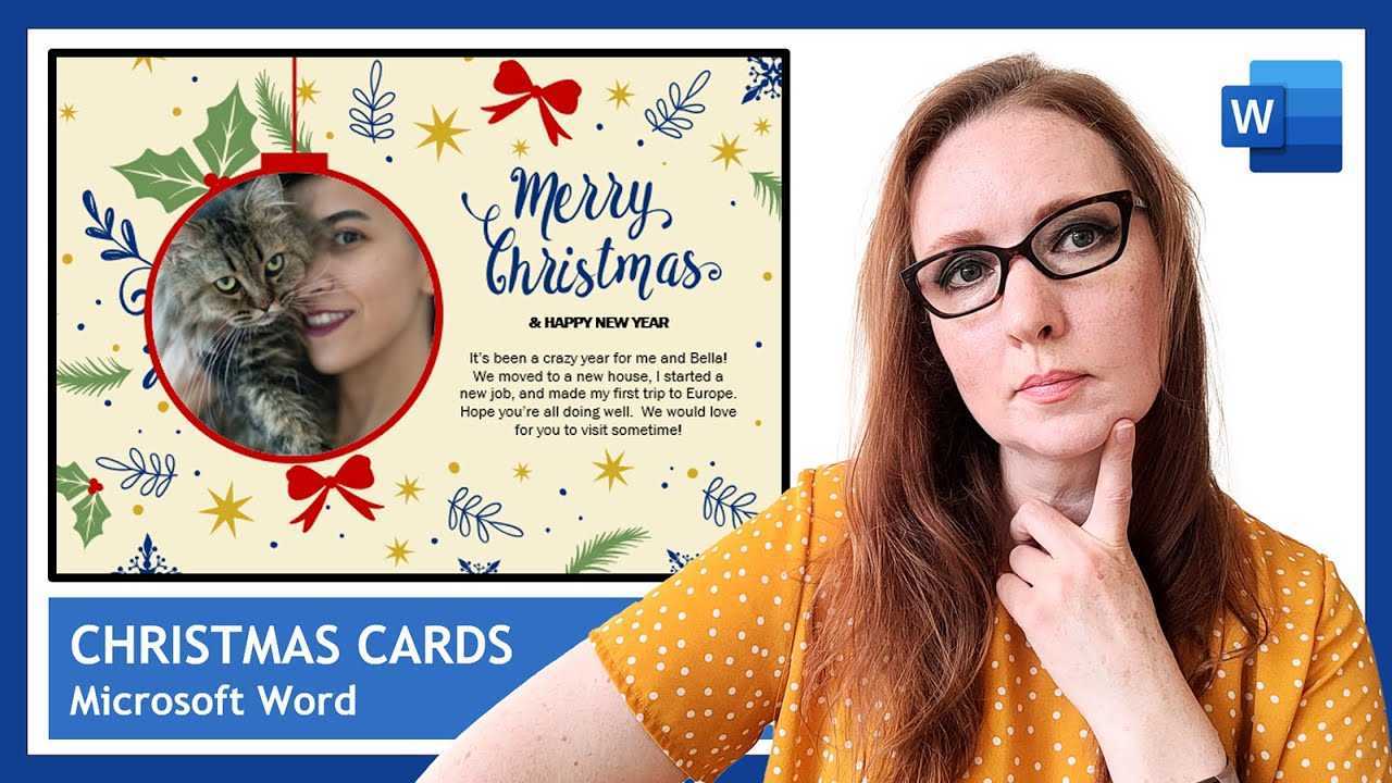 Sådan laver du et julekort i Microsoft Word