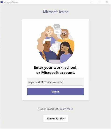 如何登录 Microsoft Teams