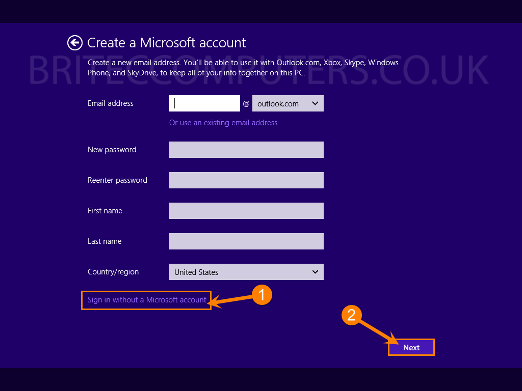 Com crear un compte de Microsoft nou