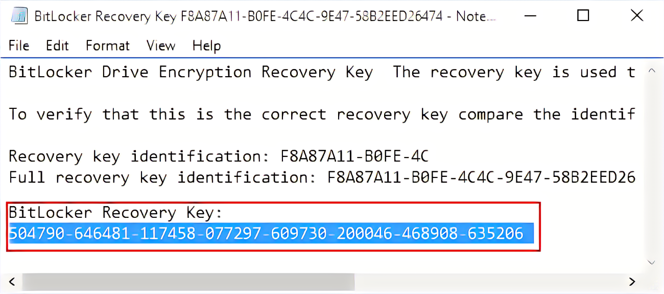 Como obter a chave de recuperação do Bitlocker sem uma conta da Microsoft