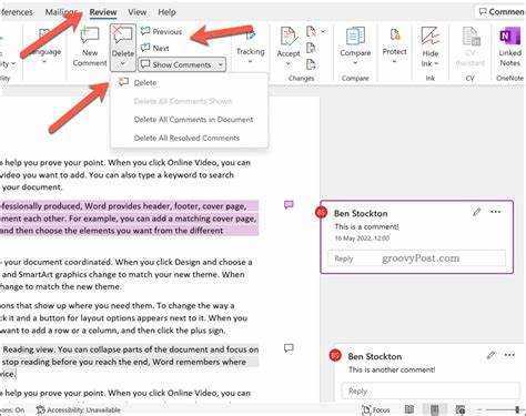 Як видалити коментар у Microsoft Word