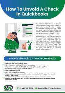 QuickBooks میں چیک کو کیسے ختم کریں۔