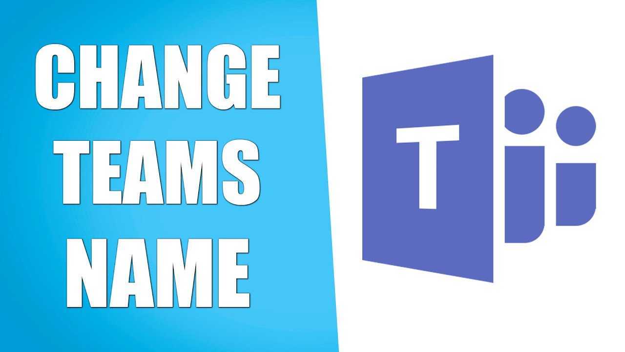Jak zmienić nazwę w Microsoft Teams