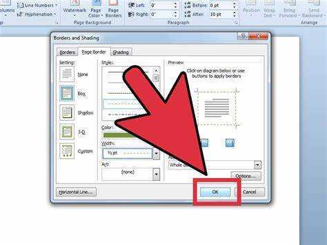 כיצד להוסיף גבול ב- Microsoft Word