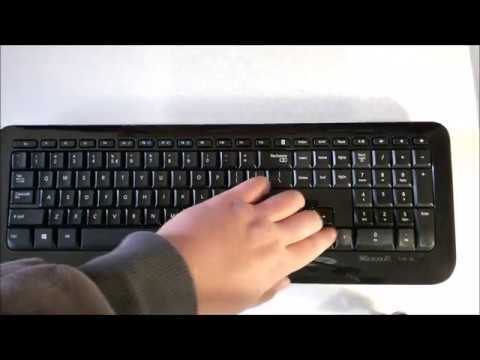 Sådan tilsluttes Microsoft Wireless Keyboard