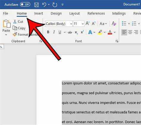 Hur man placerar ett utrymme i Microsoft Word