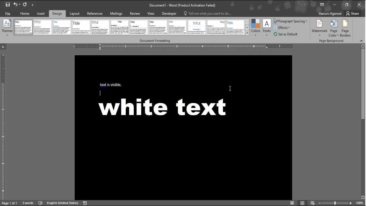 Πώς να αλλάξετε το φόντο του Microsoft Word από μαύρο σε λευκό