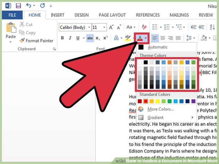 Cómo marcar en rojo en Microsoft Word