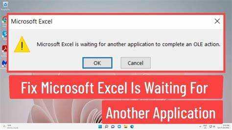 Com aturar Microsoft Excel està esperant que una altra aplicació completi una acció Ole