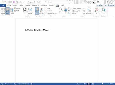 Kuinka muuttaa Microsoft Word Light -tilaan