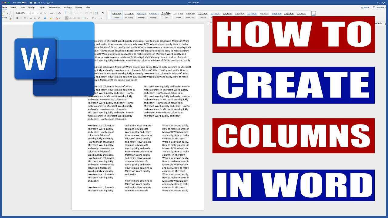 Hur man lägger till kolumner i Microsoft Word Online