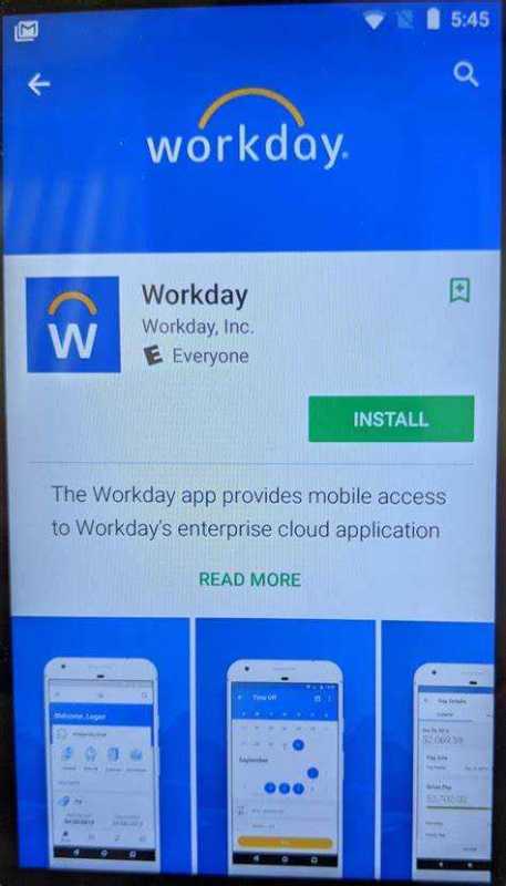 Kaip naudotis Workday App