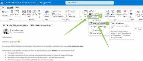 Jak przywołać wiadomość e-mail w programie Microsoft Outlook