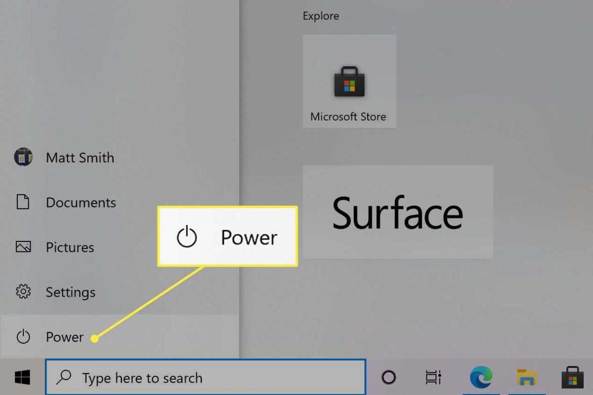 Microsoft Surfaceを再起動する方法