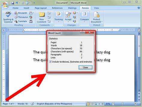 Як додати кількість слів у Microsoft Word