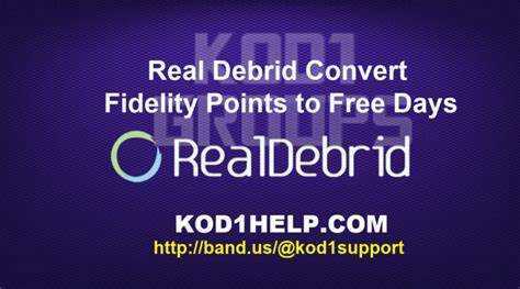 Як використовувати Real Debrid Fidelity Points