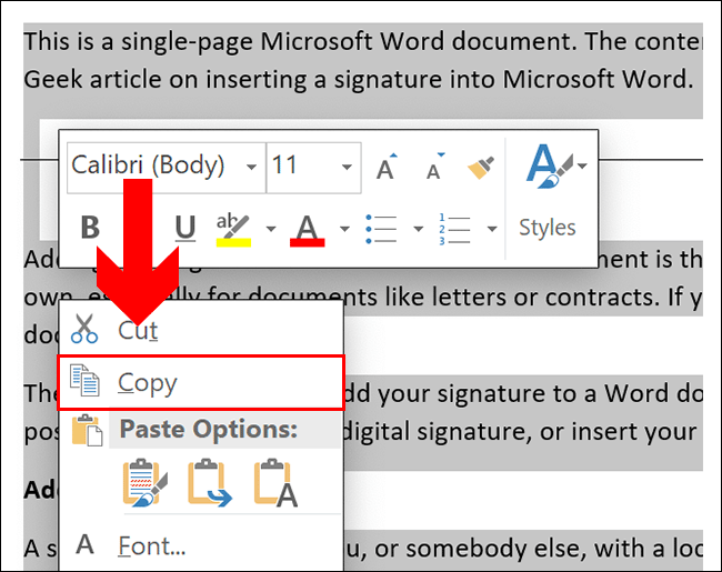 Sådan dubleres en side i Microsoft Word