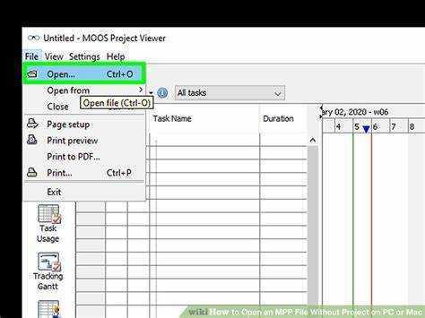 Kako odpreti datoteko MPP brez programa Microsoft Project
