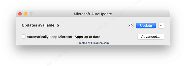 Cómo deshabilitar la actualización automática de Microsoft en Mac