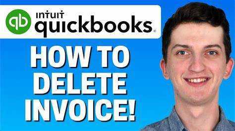 Πώς να διαγράψετε ένα τιμολόγιο στο QuickBooks