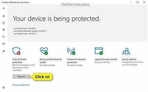 Slik slår du på Microsoft Defender Antivirus