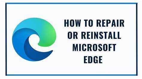 Microsoft Edgeを再インストールする方法