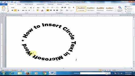 Como circular uma palavra no Microsoft Word