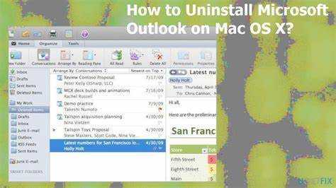 Jak odinstalować program Microsoft Outlook na macOS