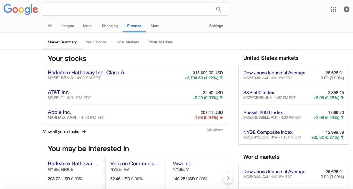 Cara Menggunakan Google Finance
