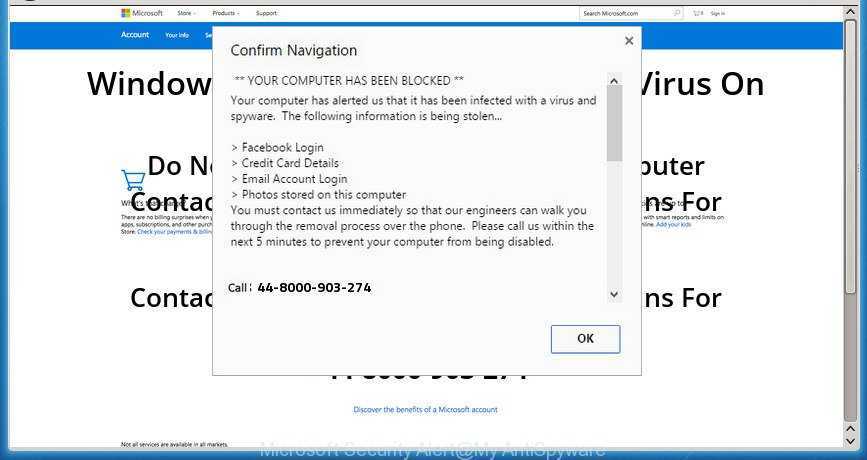 Come rimuovere Microsoft Warning Alert su Windows 10